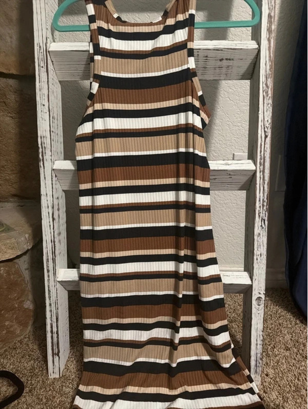 Sleeveless Fall Colors Dress
